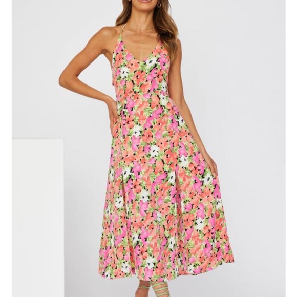 Womens Serenely Yours Midi Dress | Hello Molly Printed Dress - Picture 3 of 7